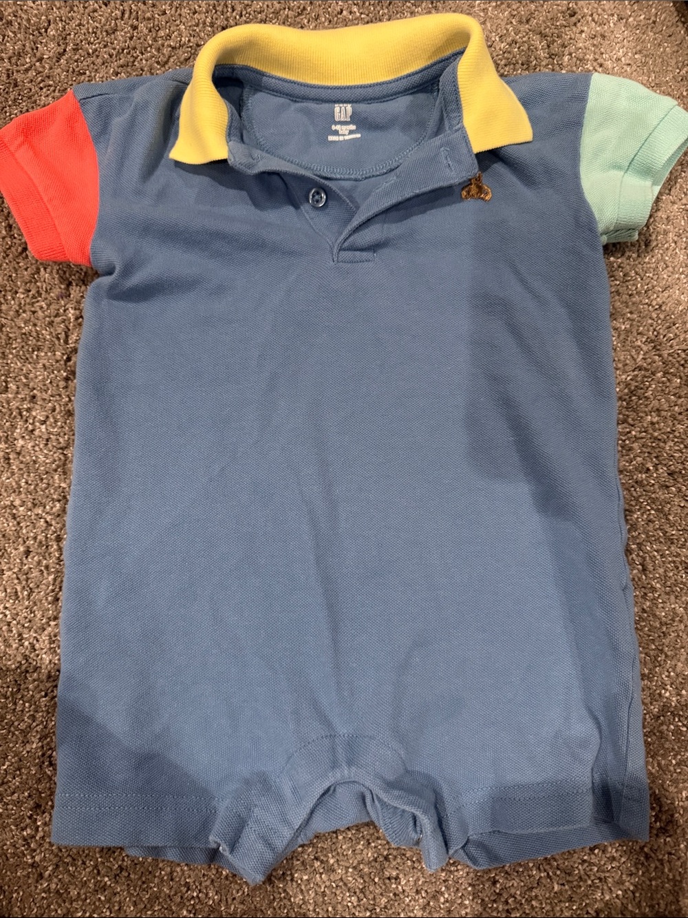 Baby Gap Colorblock onesie
